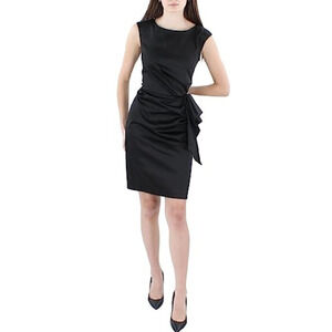 Lauren Ralph Lauren Women Cocktail Sheath Dress Black Size 2